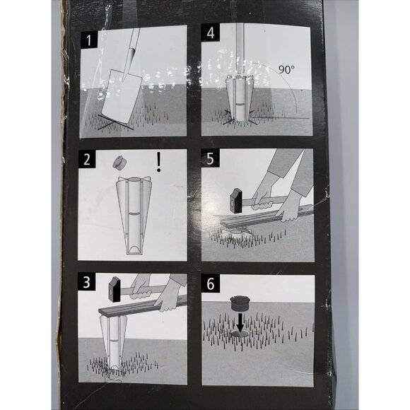 Brabantia Metal Soil Spear Ground Spike Rotary Clothesline 45mm Size 2 - Picture 4 of 16